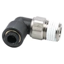 Legris Nickel Plated Brass Male Pneumatic Fitting 1/4 in R Thread LF3000