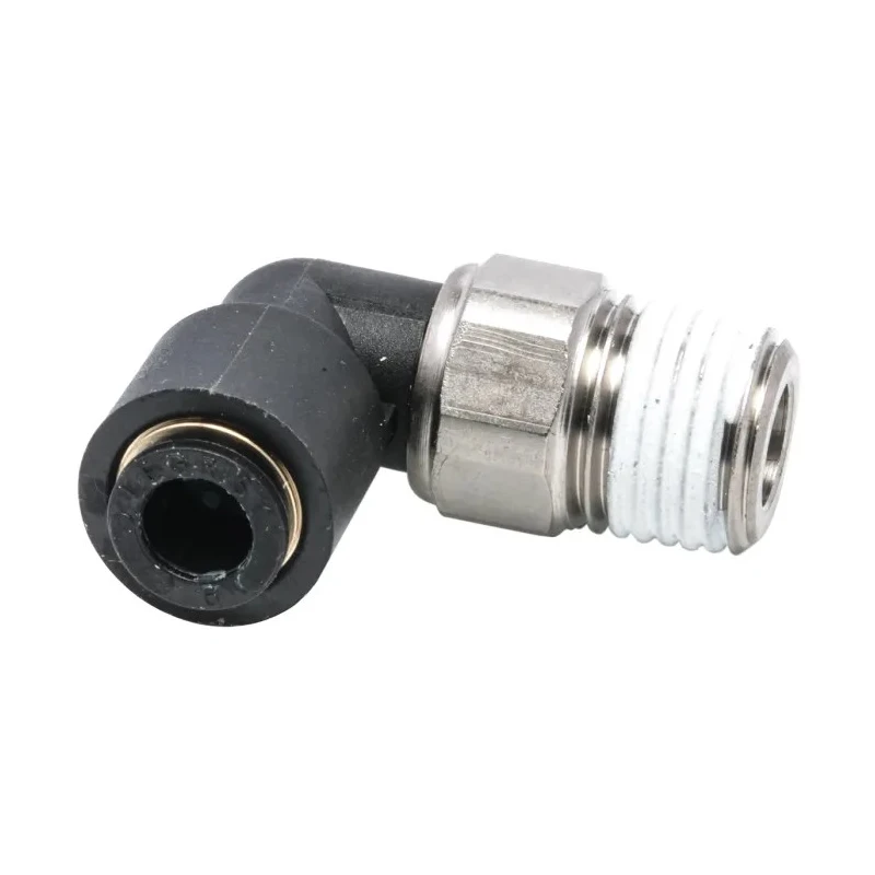 Legris Nickel Plated Brass Male Pneumatic Fitting 1/4 in R Thread LF3000