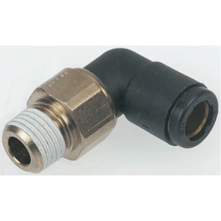 Legris LF3000 Series Male Pneumatic Fitting Nickel Plated Brass 1/8 in R LF3000
