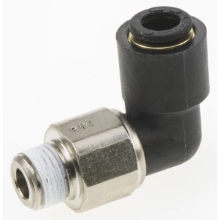 Legris LF3000 Series Male Pneumatic Fitting Nickel Plated Brass 1/8 in R LF3000