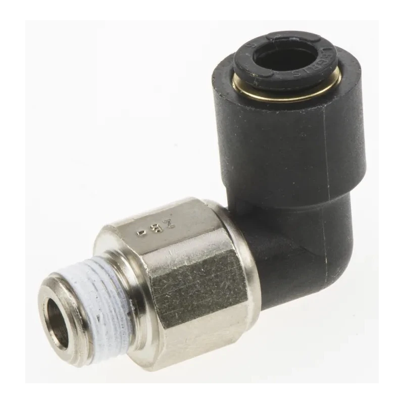 Legris LF3000 Series Male Pneumatic Fitting Nickel Plated Brass 1/8 in R LF3000
