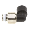 Legris LF3000 Series Male Pneumatic Fitting Nickel Plated Brass 1/8 in R LF3000