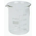 RS PRO Borosilicate Glass Laboratory Beaker 600ml Capacity 125mm Length 461-1137