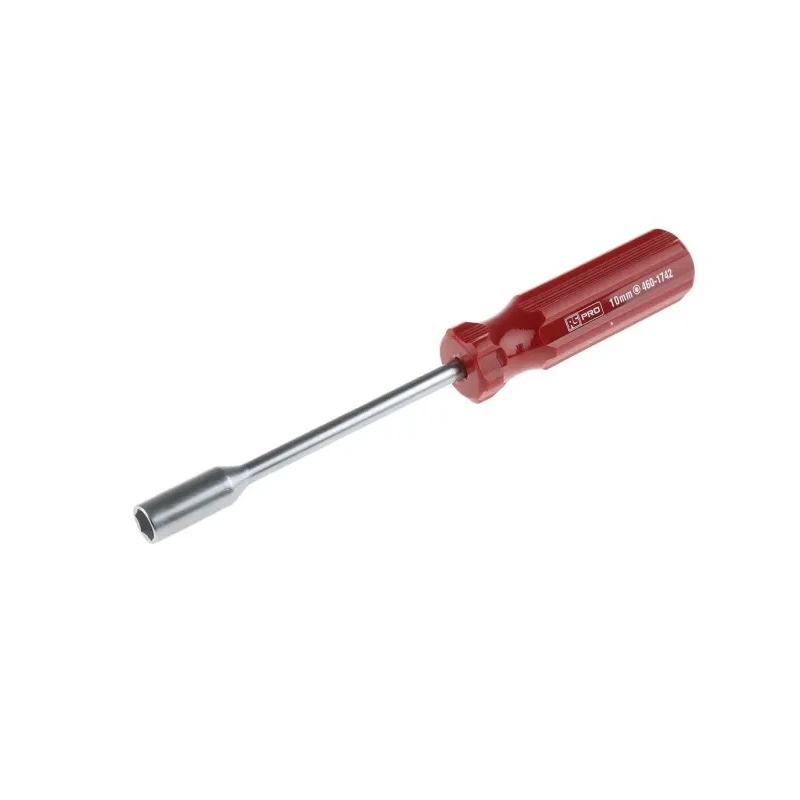 RS PRO Hexagon Nut Driver, 10 mm Tip, 125 mm Blade, Plastic Handle 460-1742