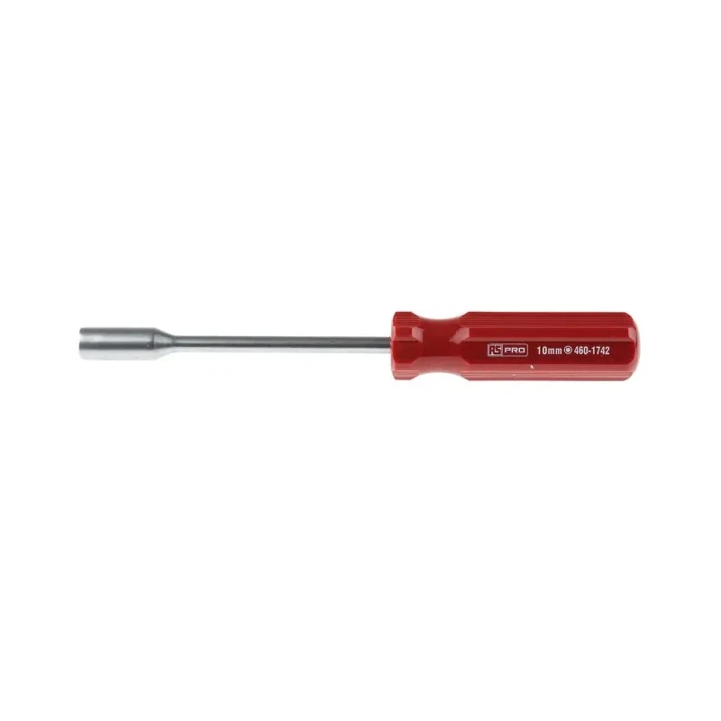 RS PRO Hexagon Nut Driver, 10 mm Tip, 125 mm Blade, Plastic Handle 460-1742
