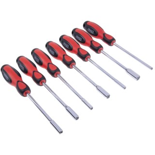 RS PRO Nut Spinner Nut Driver Set, Tip Size 4 to 10 mm, 125 mm Blade Length, 226 mm Overall Length 460-1758
