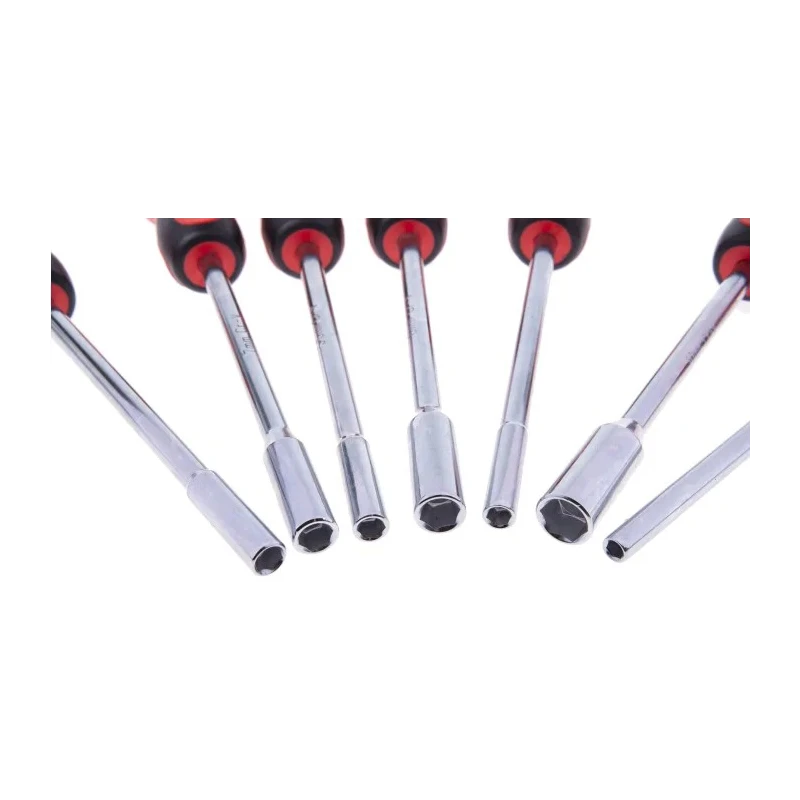 RS PRO Nut Spinner Nut Driver Set, Tip Size 4 to 10 mm, 125 mm Blade Length, 226 mm Overall Length 460-1758