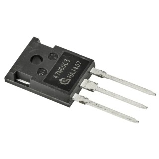 Infineon CoolMOS C3 N-Channel MOSFET, 47 A Continuous Drain Current, 650 V Voltage, 415 W Power Dissipation SPW47N60C3FKSA1