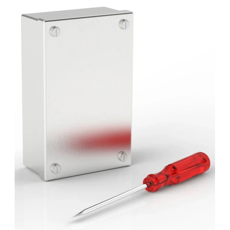 RS PRO Satin 304 Stainless Steel Adaptable Enclosure Box 100mm x 160mm x 50mm 121-9692