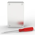 RS PRO Satin 304 Stainless Steel Adaptable Enclosure Box 100mm x 160mm x 50mm 121-9692