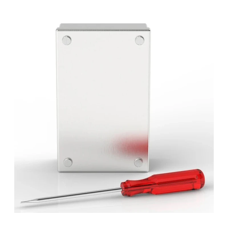 RS PRO Satin 304 Stainless Steel Adaptable Enclosure Box 100mm x 160mm x 50mm 121-9692