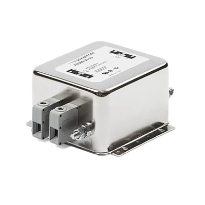 Schaffner Chassis Mount EMC Filter 8A 250V AC 400Hz Terminal Block Single Phase FN350