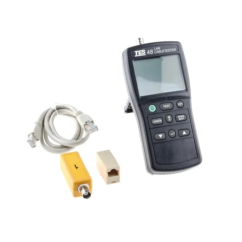 RS PRO Network Cable Tester for FTP, UTP Cables with LCD Display 215g Weight 462-9267