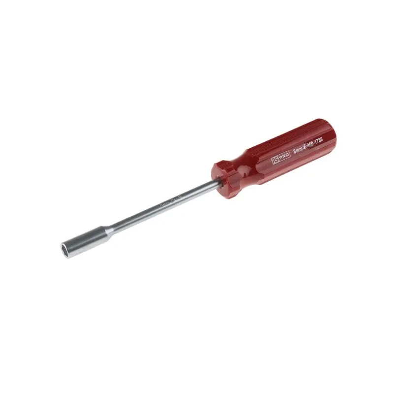 RS PRO Hexagon Nut Driver 8 mm Tip 125 mm Blade 226 mm Overall 460-1736