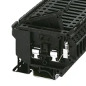 Phoenix Contact Fuse Modular Terminal Block UK6.3-HESI Series 1-Level Fused Screw Terminal Black 1.5mm² 500V 10A 3004171