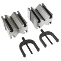 RS PRO Chrome Steel V-Block 45 mm Height 70 mm Length 64 mm Width 460-1089