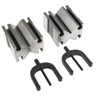 RS PRO Chrome Steel V-Block 45 mm Height 70 mm Length 64 mm Width 460-1089