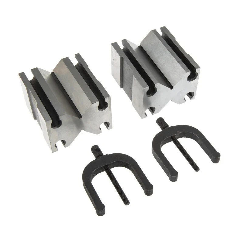 RS PRO Chrome Steel V-Block 45 mm Height 70 mm Length 64 mm Width 460-1089