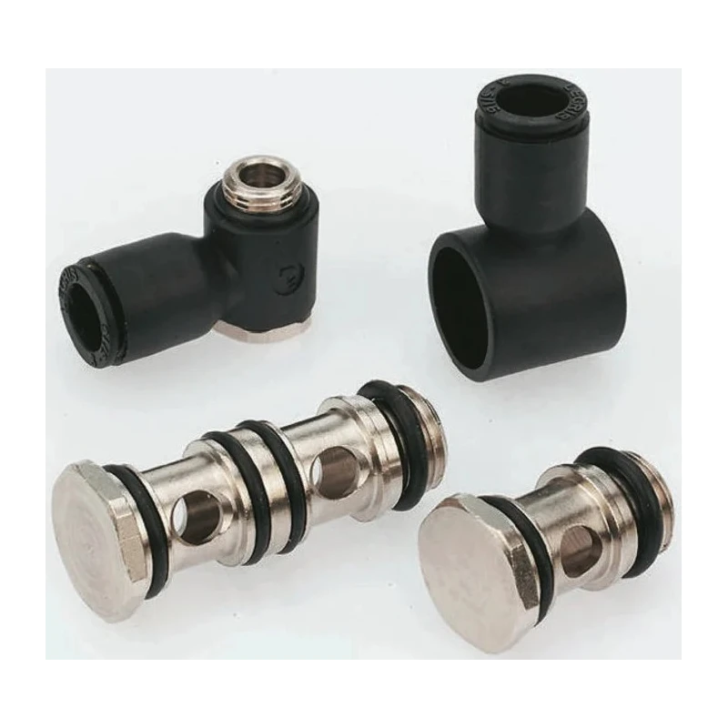 Legris Pneumatic Fitting Male Threaded-to-Tube Push-in, 1/8 in G Thread, 8 mm Push-in Tube, LF3500 