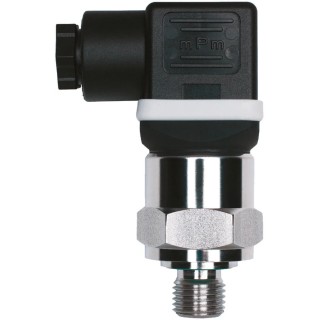Jumo Pressure Sensor 0 bar to 1.6 bar, 0.5% Accuracy, 10V to 24V DC Supply, Stainless 401001/000-455-405-523-20-601-61/000