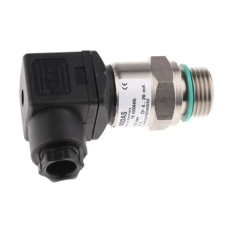 Jumo Series Pressure Sensor 0 bar to 10 bar, 0.5% Accuracy, 10V to 24V Supply Voltage 401001/000-459-405-523-20-601-61/000