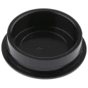 RS PRO 17.6 mm Diameter Black Plastic Potentiometer Knob Cap for 21 mm Circular Shaft 463-8542