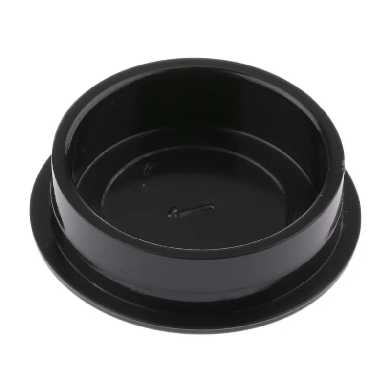RS PRO 17.6 mm Diameter Black Plastic Potentiometer Knob Cap for 21 mm Circular Shaft 463-8542