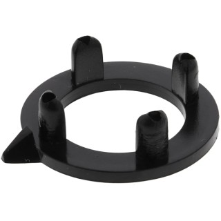 RS PRO 16.7 mm Knob Diameter Black Pointer Knob for 6.35 mm Shaft Spindle 463-8586