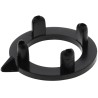 RS PRO 16.7 mm Knob Diameter Black Pointer Knob for 6.35 mm Shaft Spindle 463-8586
