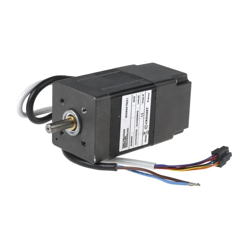 Crouzet Brushless DC Motor 145 W Power, 3950 RPM Speed, 1000 mNm Torque, 8 mm Shaft Diameter, Threaded Mount 80280007