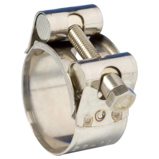 Jubilee Stainless Steel Hose & Jubilee Clip Bolt Drive 26-28 mm Inside Diameter JSC028SS
