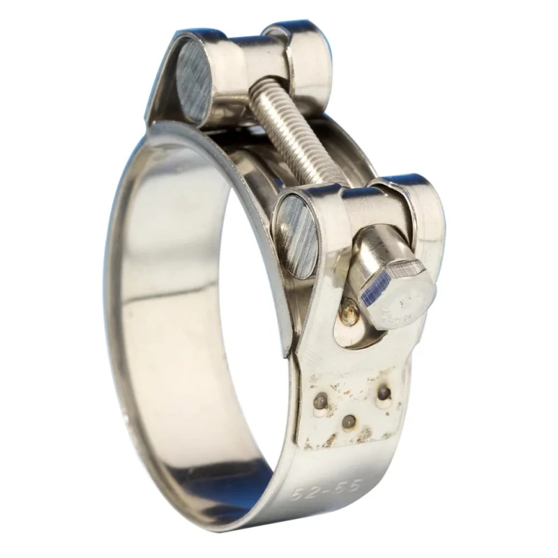 Jubilee Stainless Steel Hose & Jubilee Clip Bolt Drive 52-55 mm Bolt Head Zinc Plated JSC055SS