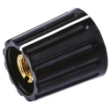 NEUTRAL 14.7 mm Knob Diameter Black Potentiometer Knob for 6 mm Shaft Screw Fix 463-8514