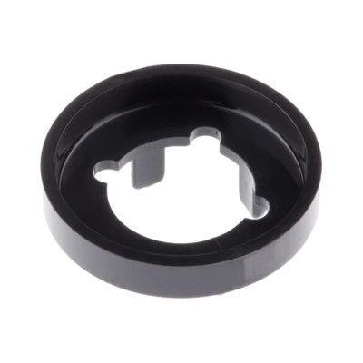 RS PRO Nut Cover for Collet Knob Spindle 21.3 mm Knob Diameter, Black, RoHS Compliant 463-8564