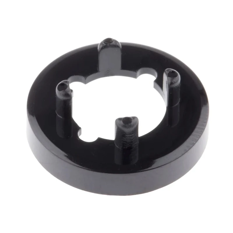 RS PRO Nut Cover for Collet Knob Spindle 21.3 mm Knob Diameter, Black, RoHS Compliant 463-8564