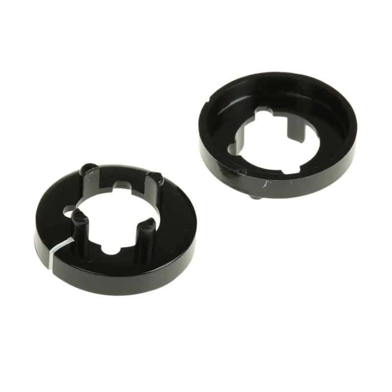 RS PRO Nut Cover for 6.35 mm Shaft Spindle, 19 mm Knob Diameter, Black, Model 463-8570