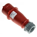 MENNEKES AM-TOP IP44 Red Cable Mount 4P Straight Industrial Power Connector, 16A, 400V IP44