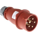 MENNEKES AM-TOP IP44 Red Cable Mount 3P+N+PE Straight Industrial Power Connector 16A 400V IP44 IP44