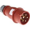 MENNEKES AM-TOP IP44 Red Cable Mount 3P+N+PE Straight Industrial Power Connector 16A 400V IP44 IP44