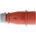 MENNEKES AM-TOP IP44 Red Cable Mount 3P+N+PE Straight Industrial Power Connector 16A 400V IP44 IP44