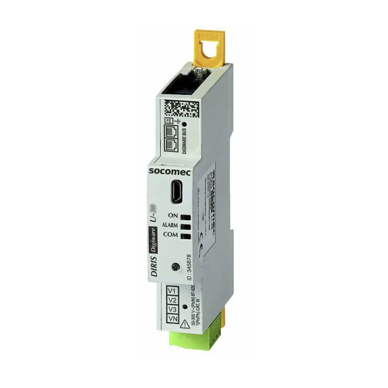 Socomec 3 Phase Electronic Digital Energy Meter DIRIS Digiware U-10 Series 48290105