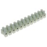 RS PRO Non-Fused Terminal Block 12-Way 10mm² Wire 50A Screw 400V Nylon Housing 464-9700
