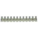 RS PRO Non-Fused Terminal Block 12-Way 10mm² Wire 50A Screw 400V Nylon Housing 464-9700