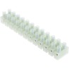 RS PRO Non-Fused Terminal Block 12-Way 2.5mm² Wire 24A Screw 400V Nylon Housing 464-9738