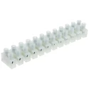 RS PRO Non-Fused Terminal Block 12-Way 4mm² Wire 41A Screw Termination Nylon 6.6 Housing 464-9722