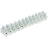 RS PRO Non-Fused Terminal Block 12-Way 4mm² Wire 41A Screw Termination Nylon 6.6 Housing 464-9722