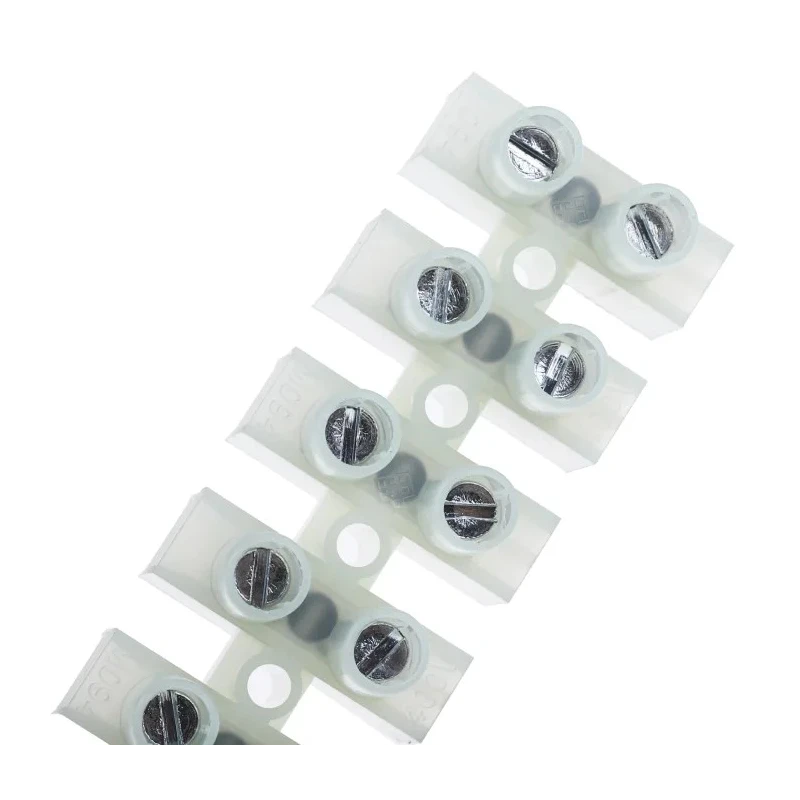 RS PRO Non-Fused Terminal Block 12-Way 4mm² Wire 41A Screw Termination Nylon 6.6 Housing 464-9722