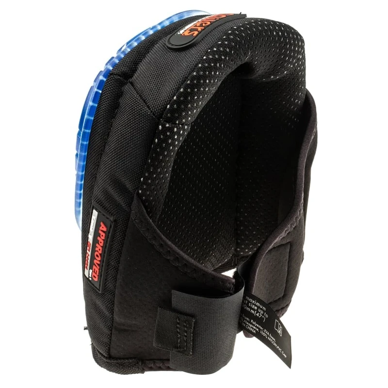 RS PRO Black Gel Knee Pad with Strap, Adjustable, Multi-Layered Gel Cushioning, One Size 465-9369