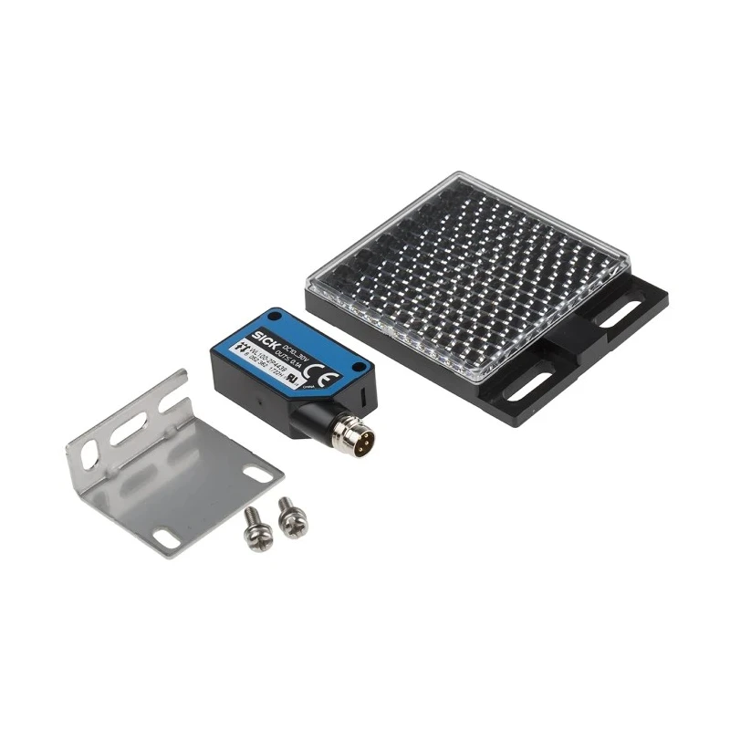 SICK Retroreflective Photoelectric Sensor Block Style 10 mm to 7.2 m Detection Range PNP Output IP67 WL100-2P4439