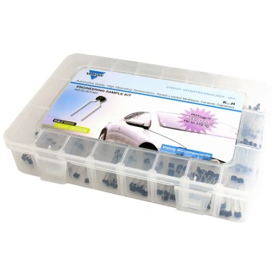 Vishay Radial Ceramic Capacitor Kit 240 Pieces, AEC-Q200, 50V-200V, 100pF-1000000pF HOTC-KIT-KH
